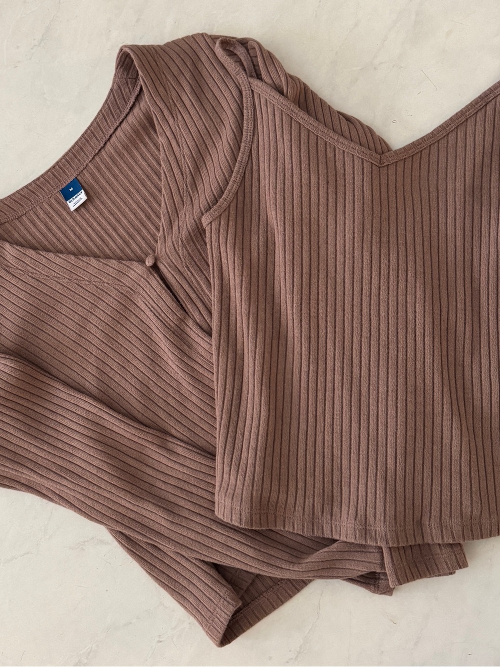Old Navy Ribbed Sweater in Dusty Rose